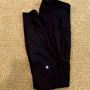 Lululemon black tights leggings size 8